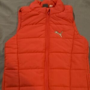 Puma Kids' Bright Red Puffer Vest